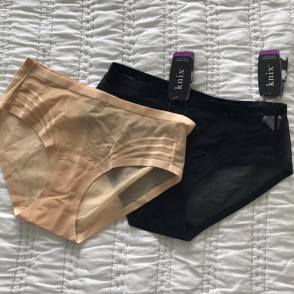 KNIX The Essential Boyshort Luxe Panties M Tan - Picture 3 of 3